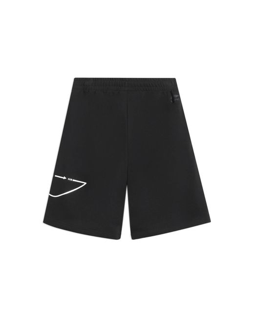 Li-ning Black Graphic Loose Fit Shorts for men