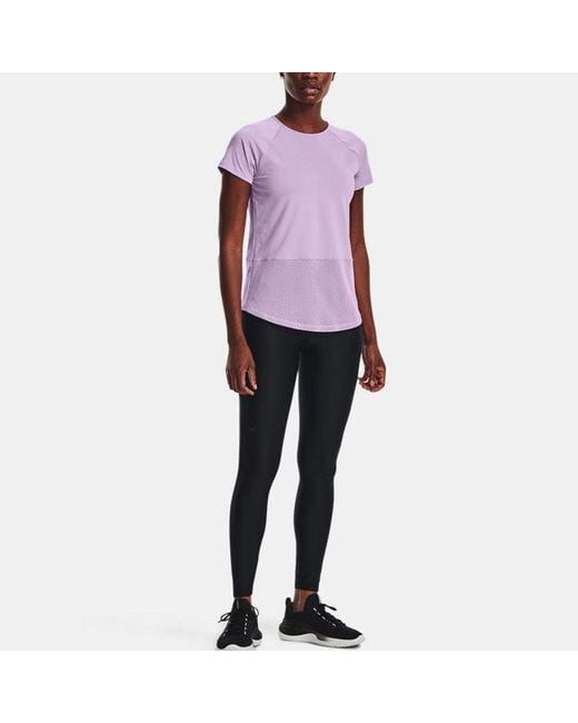 Under Armour Purple (Wmns) Breathelux Tee 'Light'