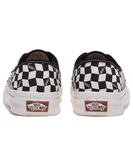 Vans White Authentic Vr3 Sf Checkerboard 'Marshmallow' for men