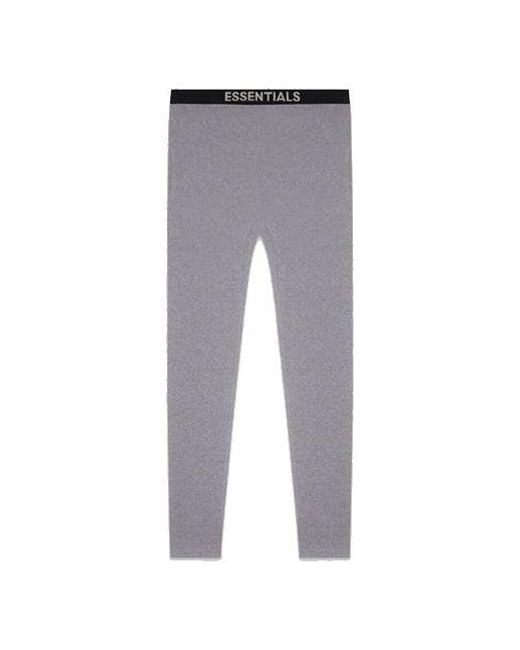 Fear Of God Gray Fw20 Heather Thermal Pants 'Dark' for men