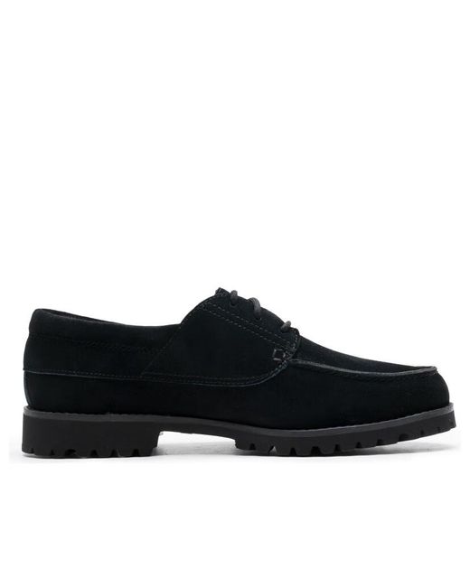 Timberland Black Authentic Boat Shoes for men