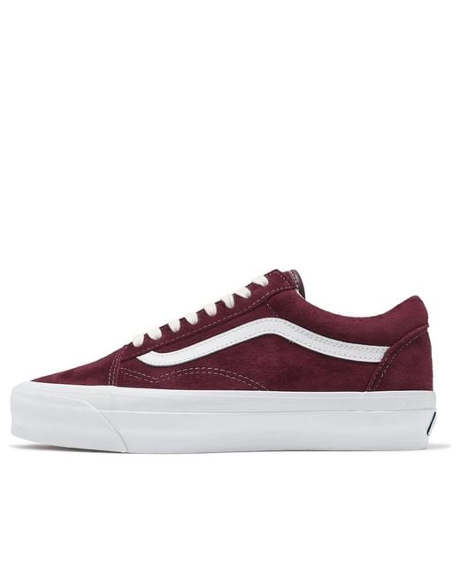 Vans Red Premium Old Skool 36 'Port Royale' for men