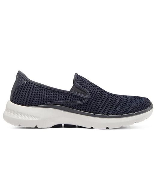 Skechers Blue Go Walk 6 Shoes 'Dark' for men