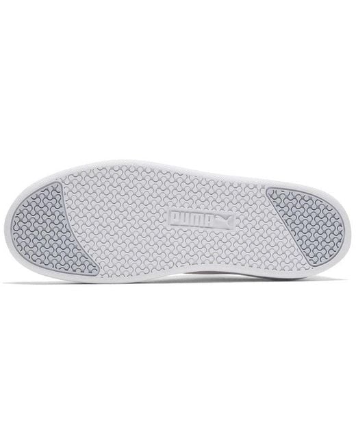 PUMA White (Wmns) Smash Platform Q4 Polka
