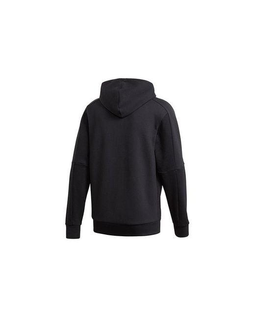 Adidas Blue Mhs Fz Sta Sports Hooded Knitted Jacket for men