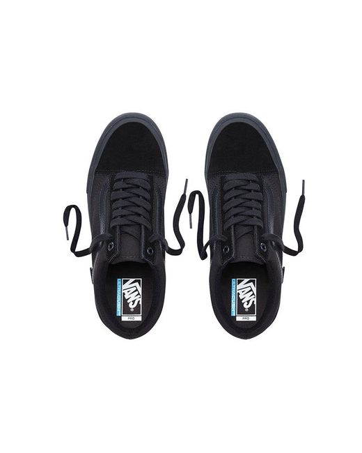 Vans Blue Old Skool Pro 'Blackout' for men