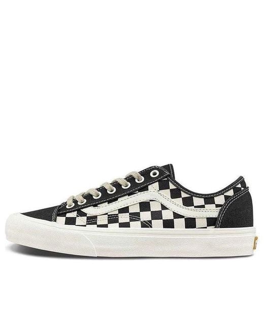 Vans White Style 36 Chessboard for men