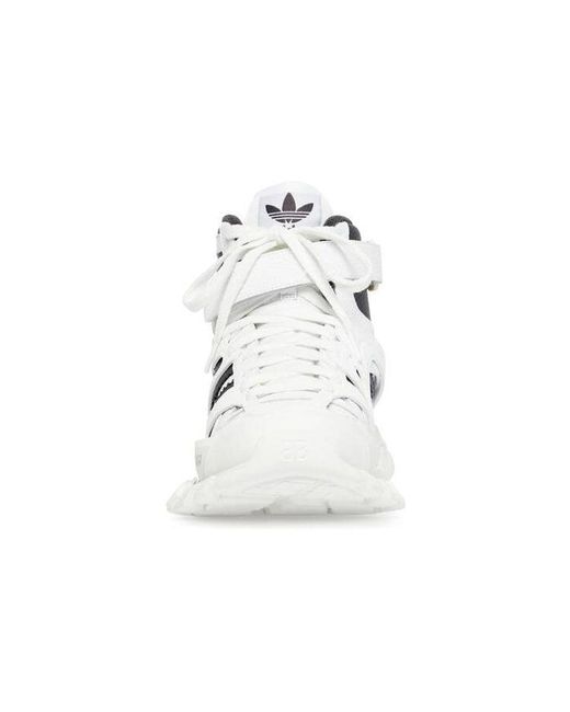 Balenciaga White X Adidas Originals Track Forum Sneakers for men