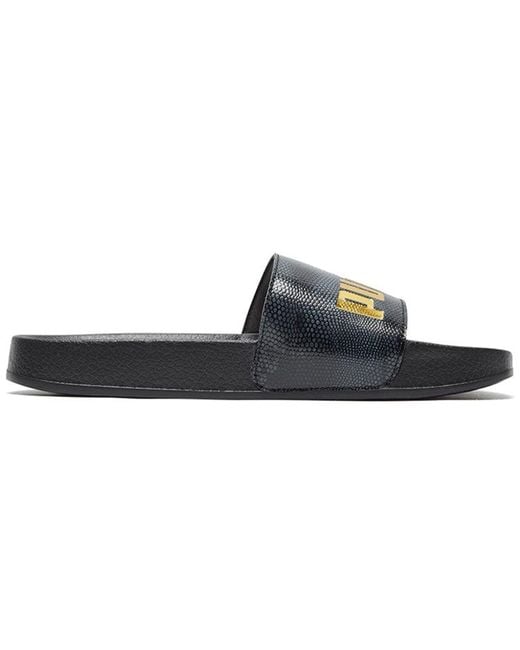 PUMA Blue Leadcat Snake Lux Slide Sandal for men