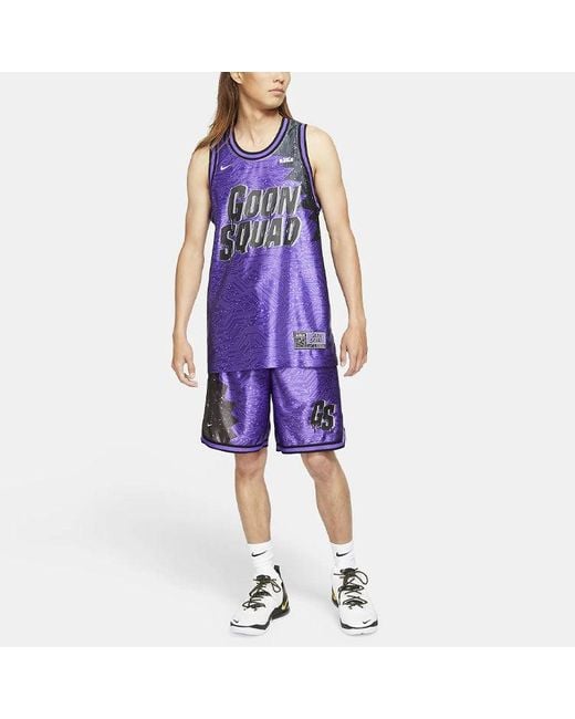 Nike Purple X Space Jam:a New Legacy Lebron Basketball Shorts for men