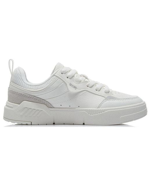 Li-ning White (Wmns) Ace Low 'Snow'