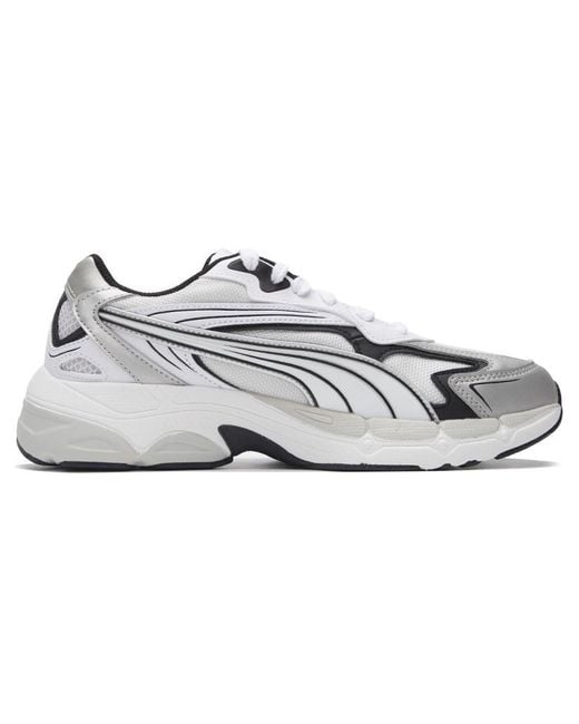 PUMA White Teveris Nitro 'Noughties Feather'