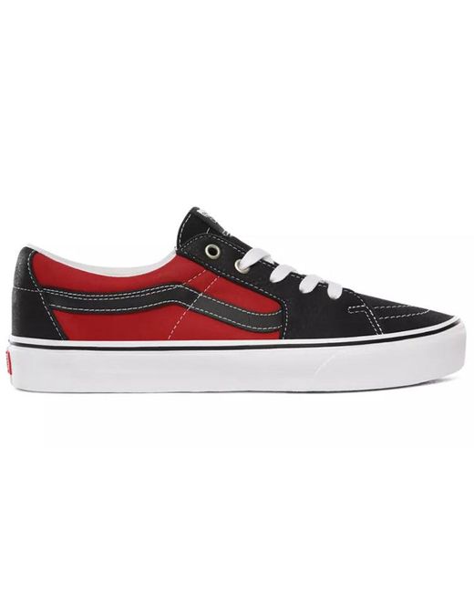black and red vans men