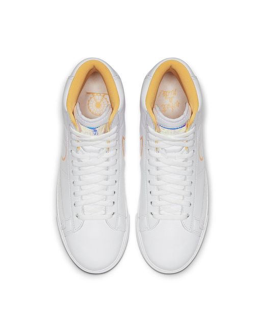 Nike White (Wmns) Blazer Mid Topaz'