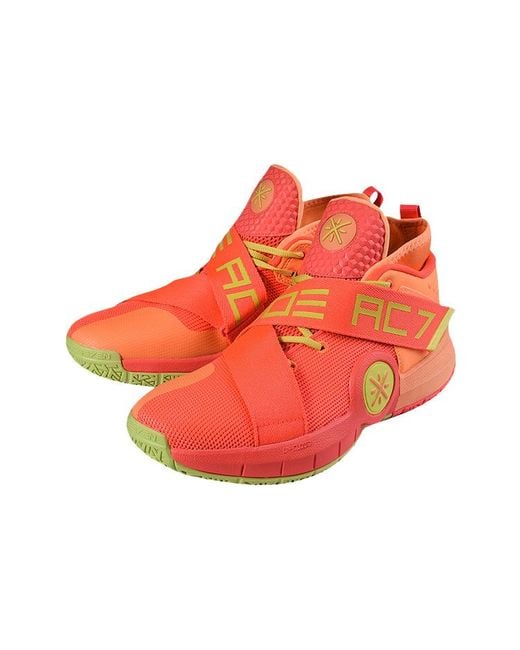 Li-ning Red Wade All City 7 Neon' for men