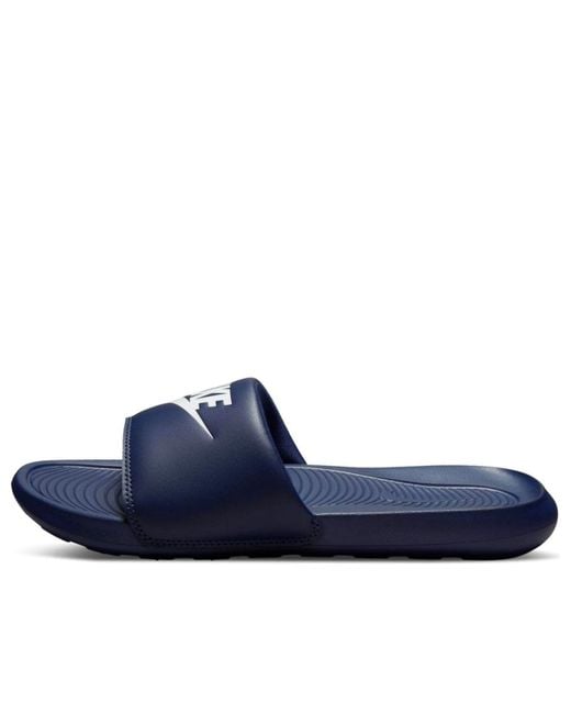 Nike Blue Victori One Slide 'Midnight' for men