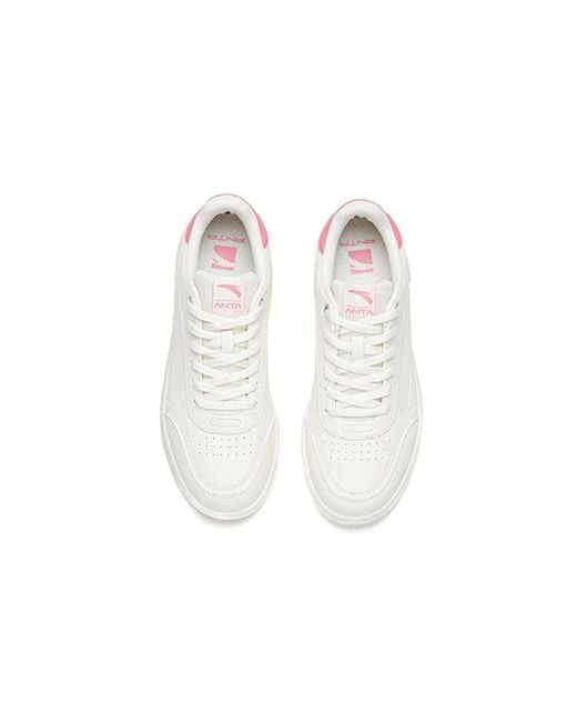 Anta White (Wmns) Life Series Sneakers