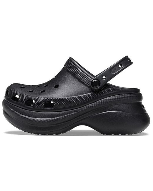 CROCSTM Black (Wmns) Small Whale Retro Thick Sole Sandals