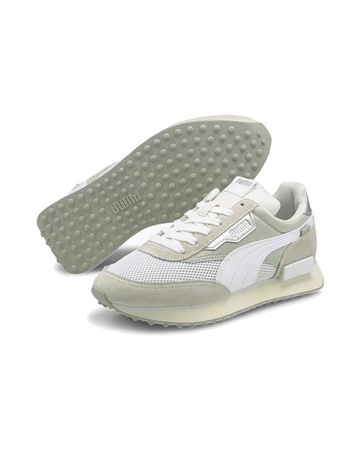 PUMA White (Wmns) Future Rider 'Chrome Vaporous'