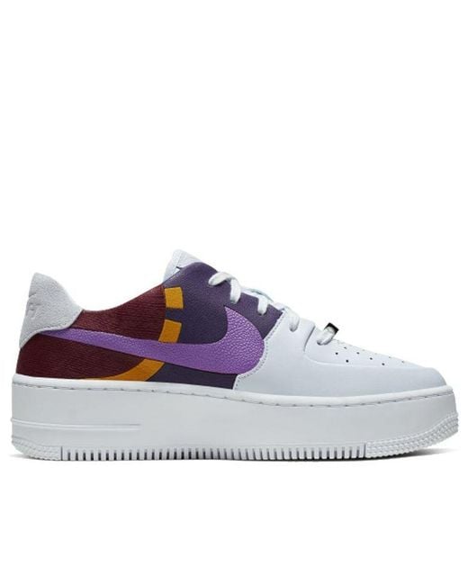 Nike Blue (Wmns) Air Force 1 Sage Low Lx Dark Orchid'