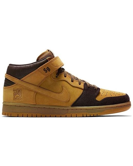 Nike Brown Sb Dunk Mid Pro 'Lewis Marnell' for men