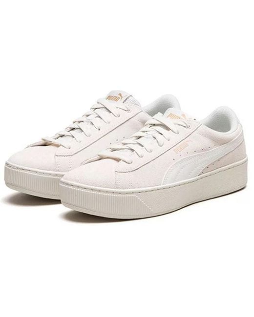 PUMA White (Wmns) Vikky Platform Mo