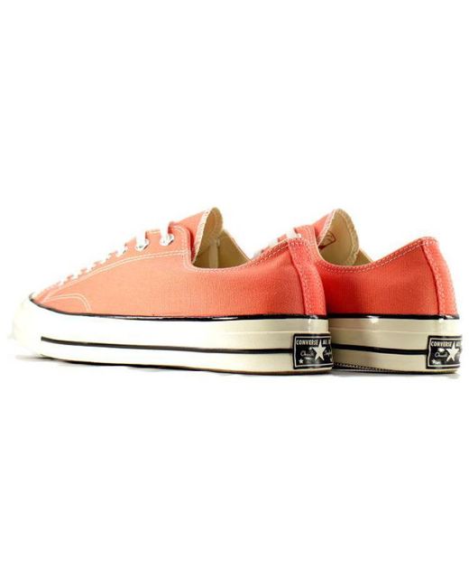 Converse Red Chuck Taylor All Star 70's Low Top Vintage Canvas Wild Mango for men