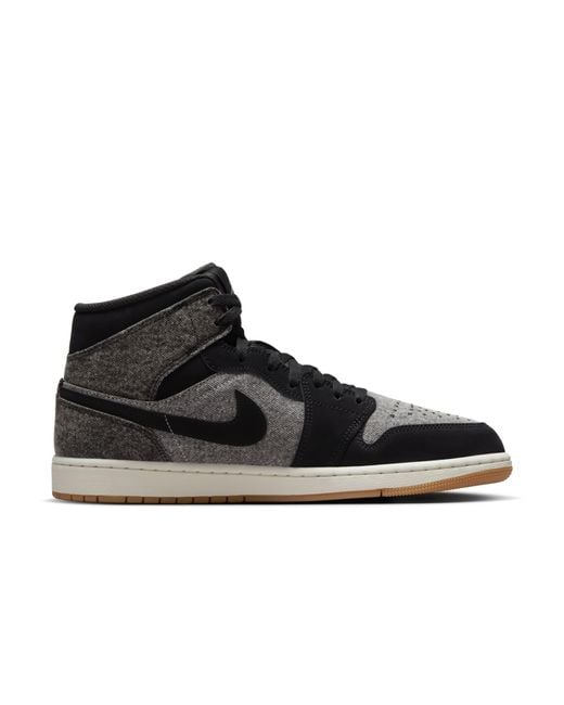 Nike Black 1 Mid Se Denim' for men