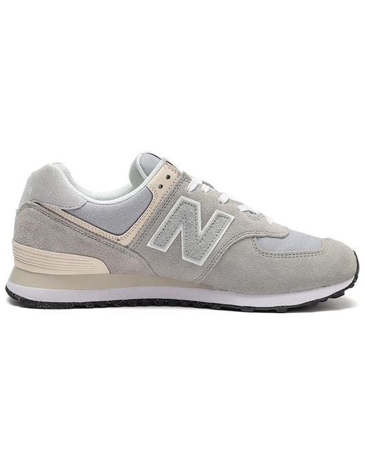 New Balance White 574 Sea Salt' for men