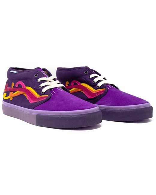 Vans Purple Sole Classics X Vault Chukka Lx Soul for men
