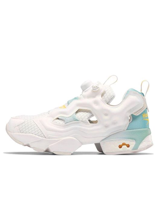 Reebok Instapump Fury Og Breathable Cozy Low Top Athleisure Casual Sports  Shoes White Blue | Lyst