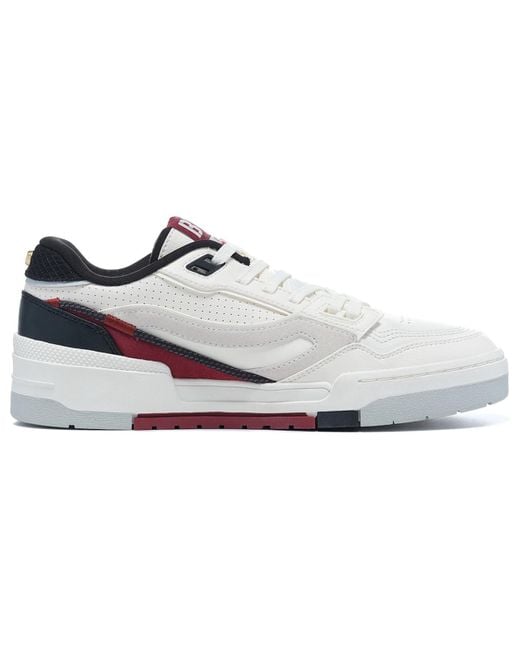 Li-ning White 001 Btc Prm Burgundy' for men