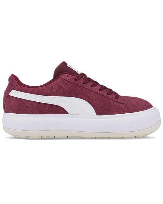 PUMA Red (Wmns) Suede Mayu Sneakers