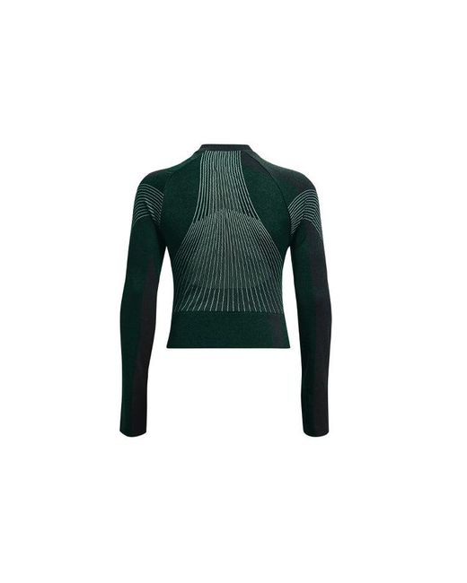 Under Armour Green (Wmns) Causual Training Short Sports Long Sleeve T-Shirts