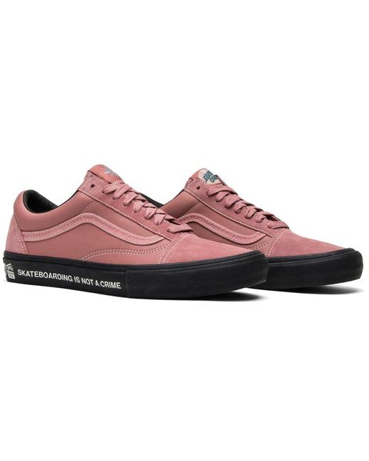 Vans Red Taka Hayashi X Santa Cruz X Old Skool Pro 'Arcad' for men