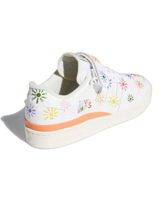Adidas White Forum Low 'Pride Pack for men