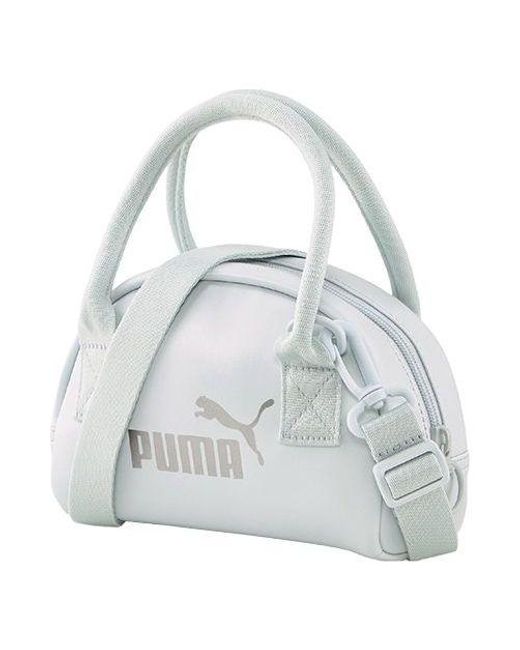 PUMA Gray Core Up Mini Grip Bag