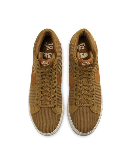 Nike Brown Oski X Blazer Mid Sb Label' for men