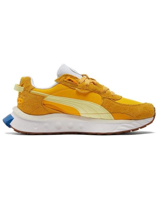PUMA Yellow Wild Rider 'Mineral' for men