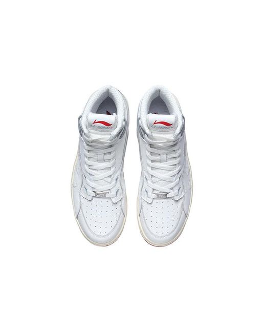 Li-ning White 937 Deluxe Hi 'Bright' for men