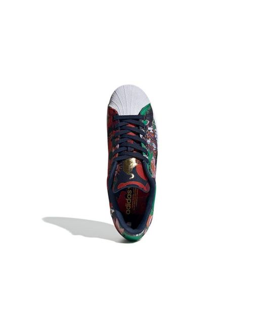 Adidas Blue Superstar 'Chinese New Year' for men