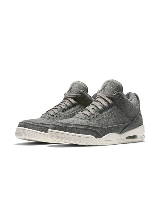 Nike Gray 3 Retro 'Wool' for men