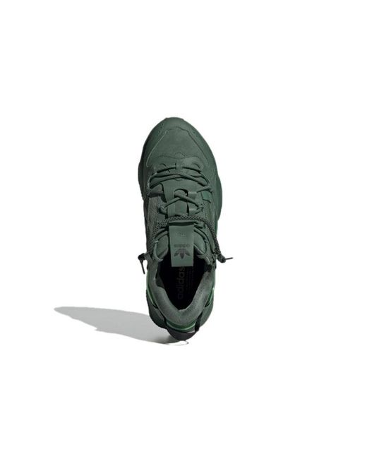 Adidas Green Ozweego Zip Oxide Gum' for men