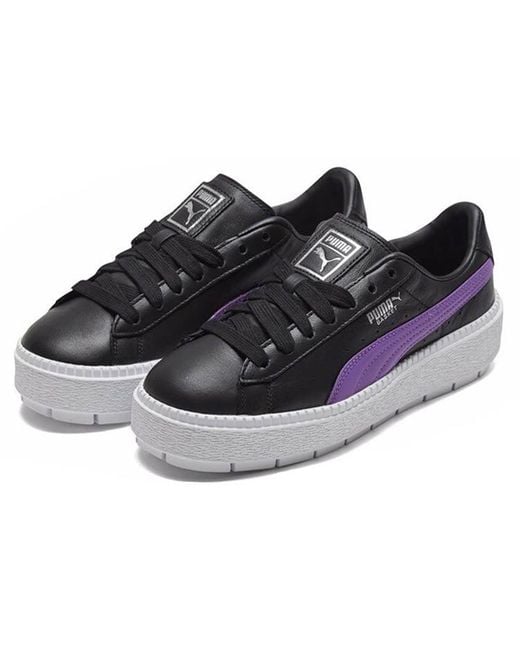 PUMA Black (Wmns) Platform Trace Baseplate Shoes For