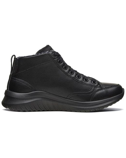 Skechers Black (Wmns) Ultra Flex 2.0 High-Top Running Shoes