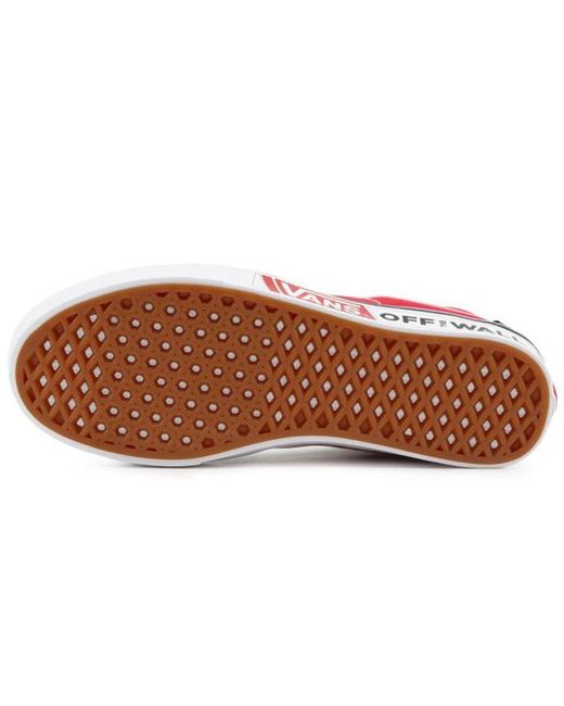Vans Red Comfycush Sk8-Hi for men