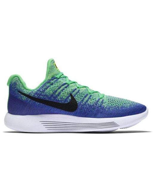 Nike Blue Lunarepic Low Flyknit 2 'Electro' for men