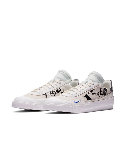 Nike White Drop Type Qs 'Scribbles' for men