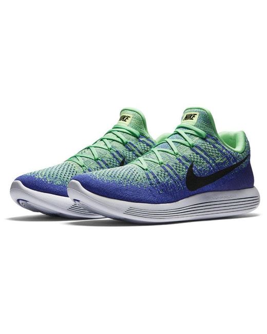 Nike Blue Lunarepic Low Flyknit 2 'Electro' for men