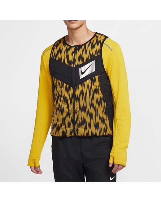 Nike Black Aerolayer Wild Run Running Sports Vest for men
